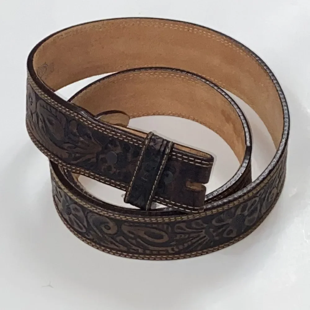 VTG, Justin Boots 1879 125 Years C11878 Handmade Original Men Belt Size 40